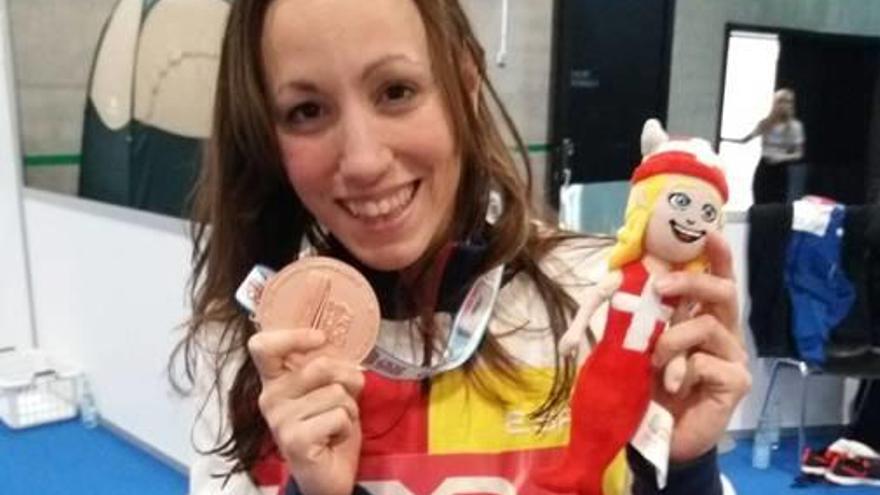 Jessica Vall obté el bronze en els 100 metres braça