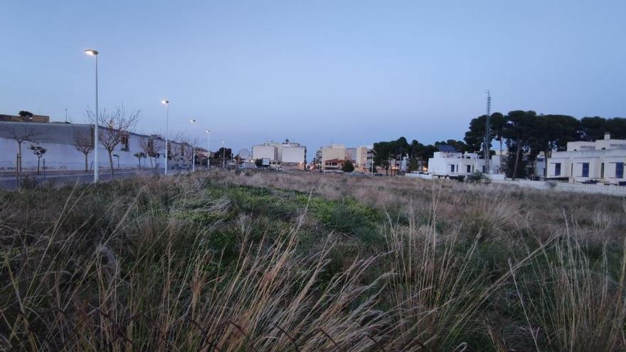 Imagen del terreno donde está previsto ubicar la futura residencia.