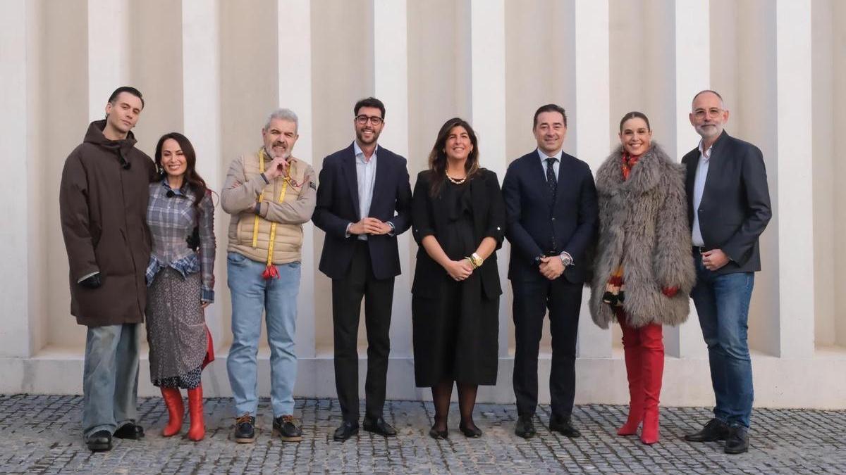 Imagen de la grabación de Maestros de la Costura Celebrity en el Museo Helga de Alvear, realizada el pasado mes de enero.