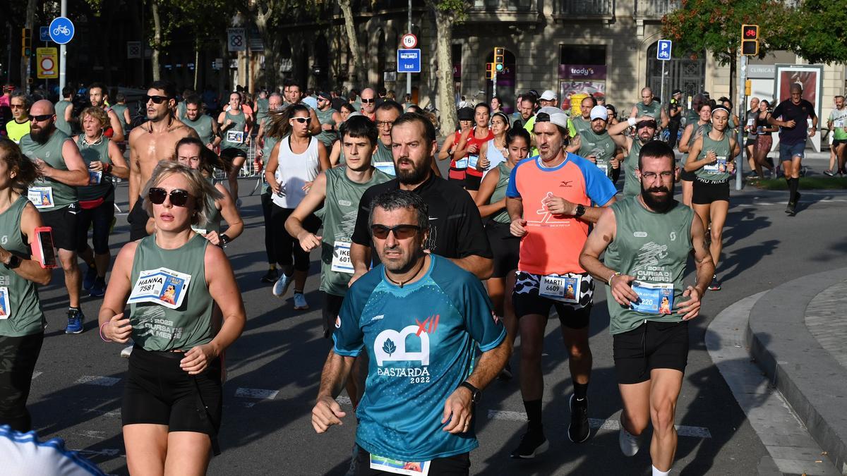 La Cursa de la Mercè 2022 desciende por el paseo de Sant Joan