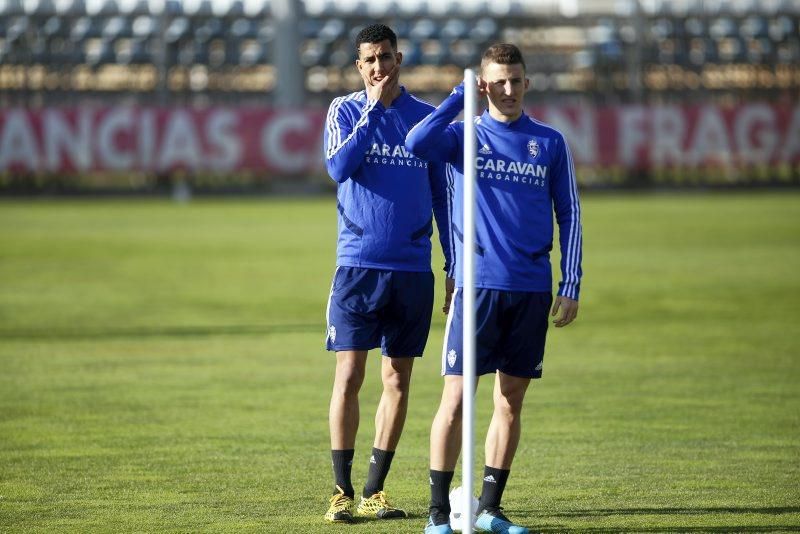 Entrenamiento del Real Zaragoza el 30 de enero