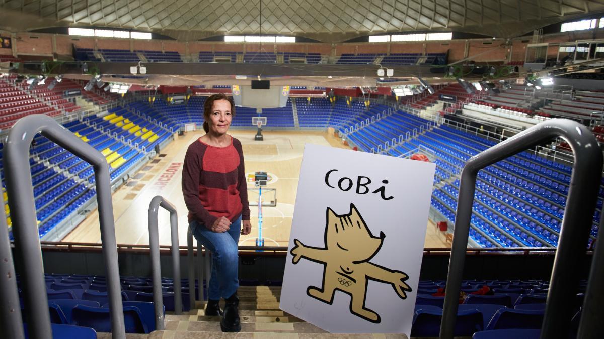 Miriam Blasco se emocionó cuando volvió al Palau, donde ganó el oro