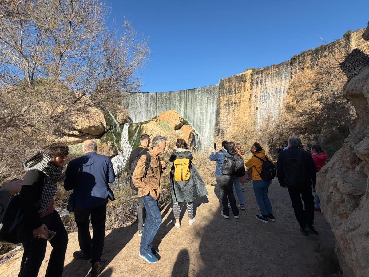 Visita de técnicos italianos y franceses al Pantano de Elche este jueves con motivo de las jornadas Urbact