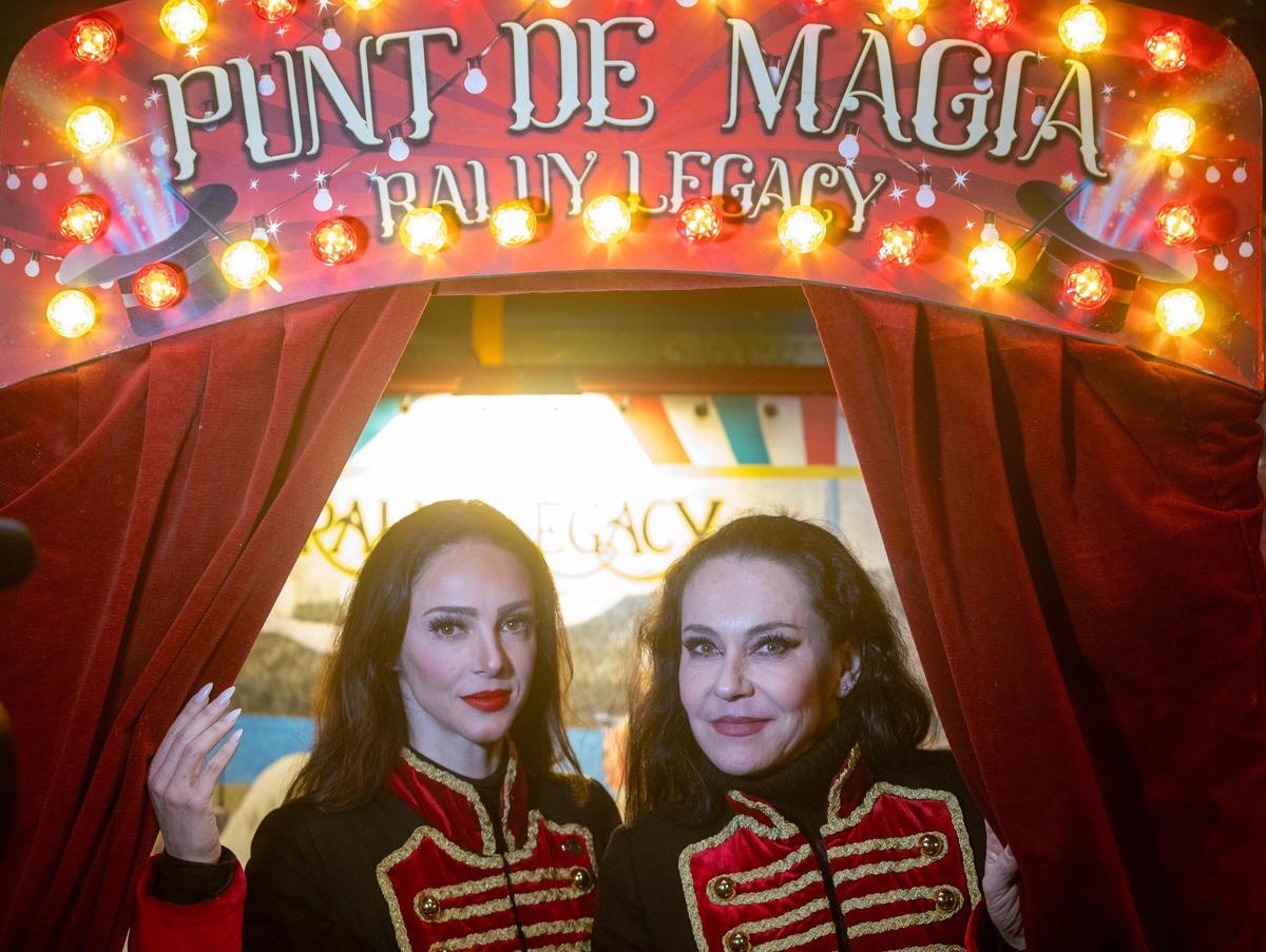 Las hermanas Louisa y Kerry Raluy dirigen el circo instalado en Alicante