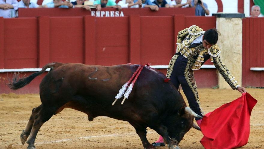 Una imagen de archivo de una corrida de toros de la Feria de Málaga.