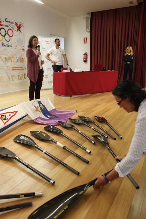 Encuentro del medallista olímpico, Saúl Craviotto, con alumnos del Colegio La Asunción