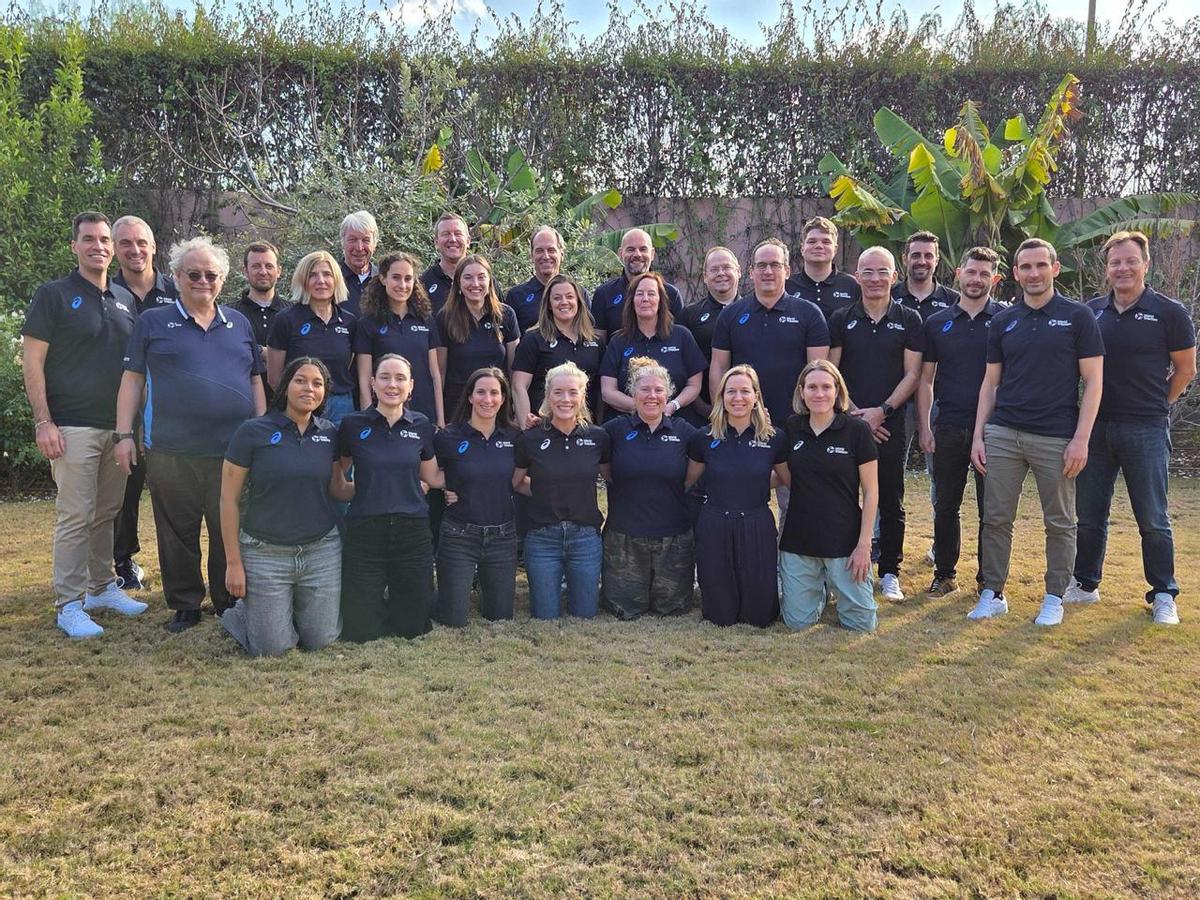 Foto de familia del encuentro de World Triathlon en Marrakech