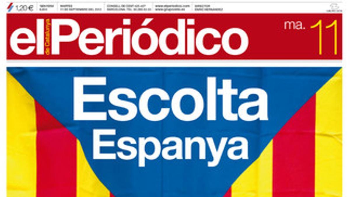 Portada de EL PERIÓDICO DE CATALUNYA