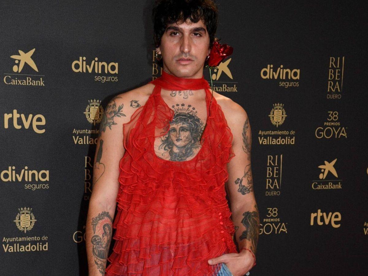 La Dani en un acto de los Goya de 2024.