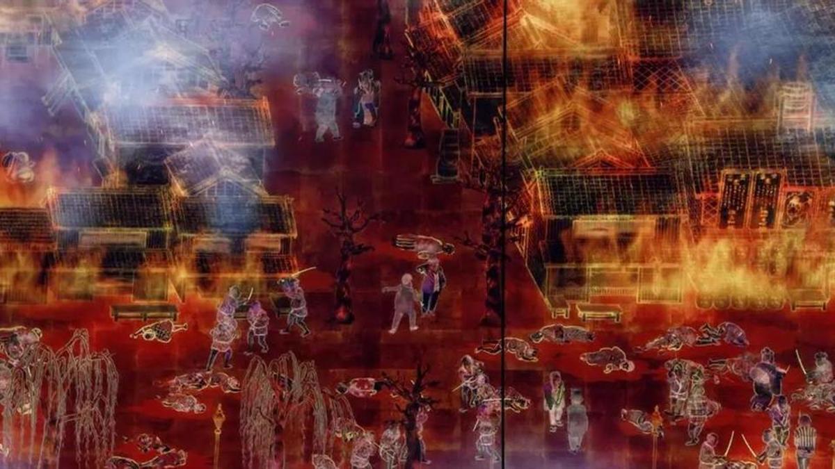 Fragmento de la obra ‘The World of Irreversible Change’