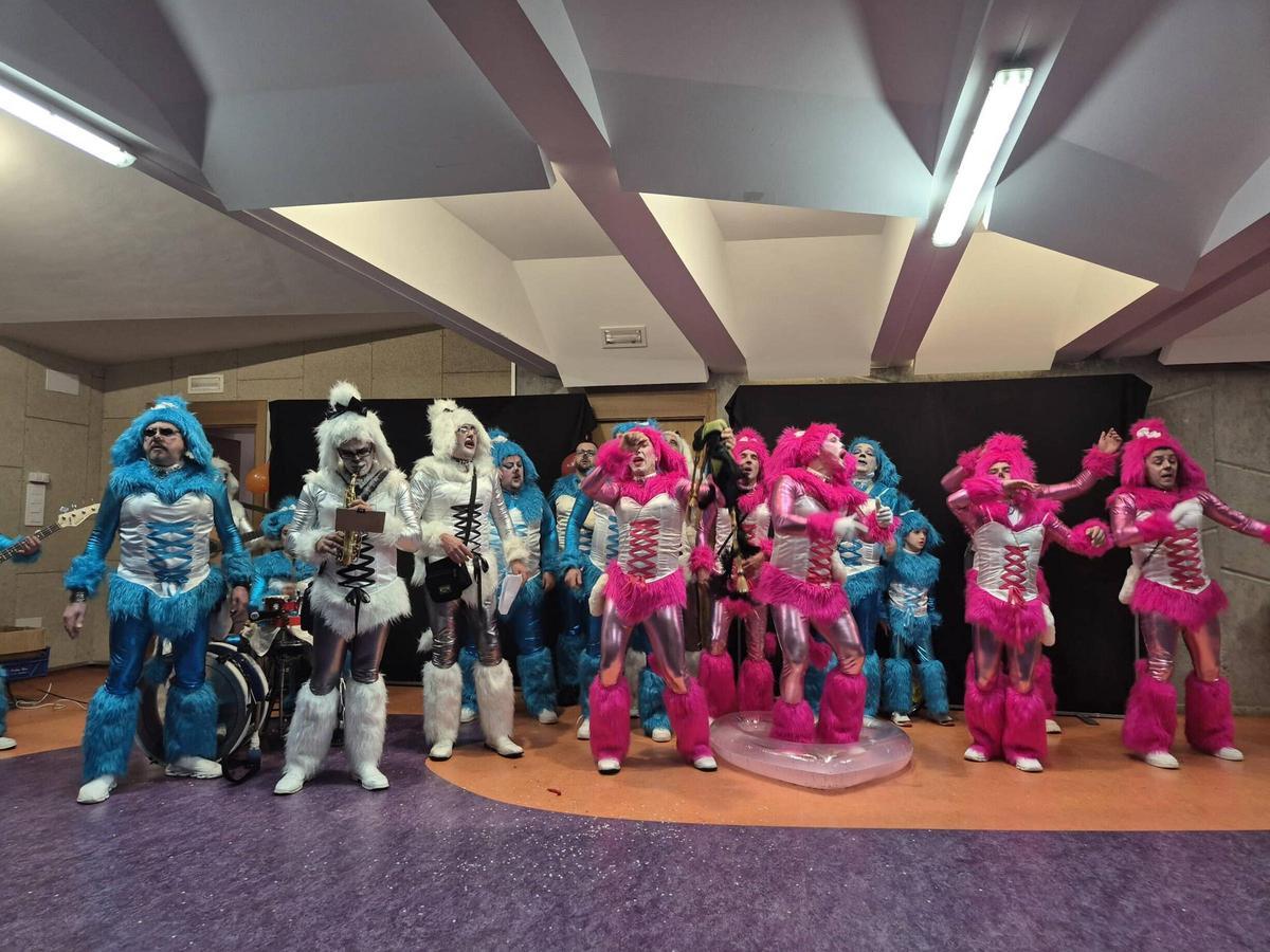 Otra de las comparsas participantes.