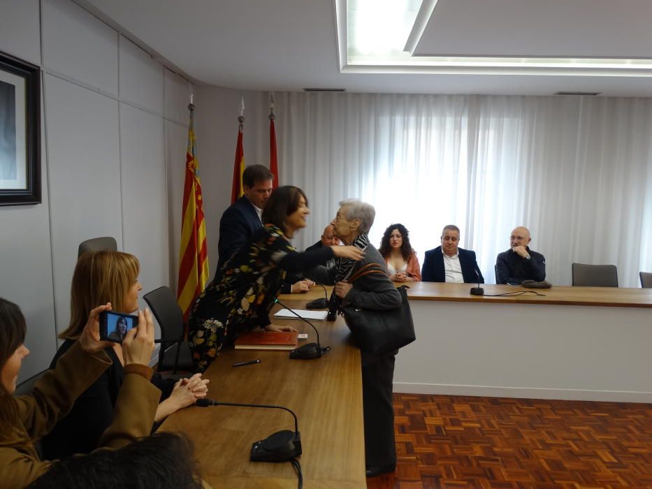 Homenaje a las víctimas del bombardeo franquista en Xàtiva