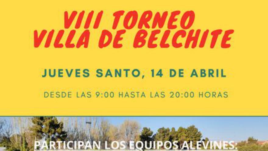 El Torneo Villa de Belchite regresa el Jueves Santo