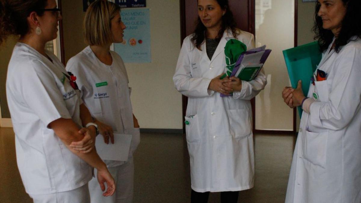 Enfermeras del Hospital Virgen de la Concha de Zamora. | E. F.