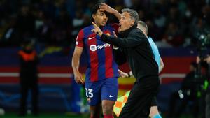 Luis Enrique, en el duelo frente al Barça en Champions