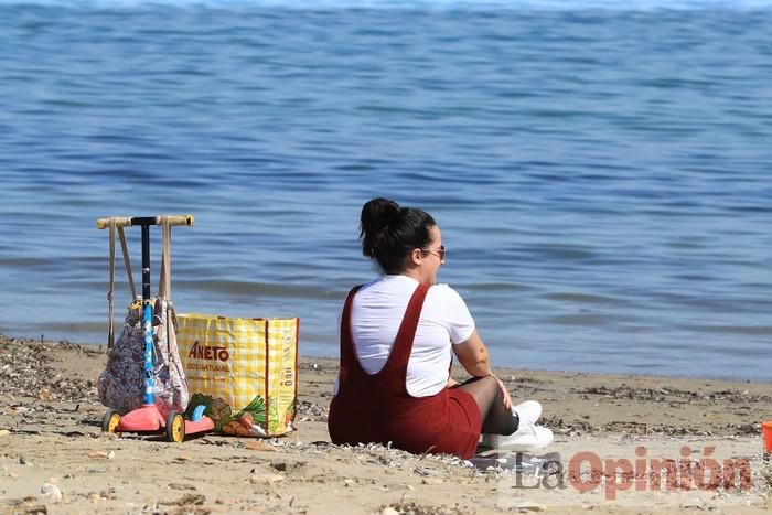 Primer día de paseos al aire libre en Mazarrón