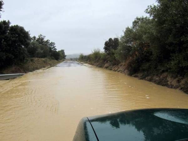 Fotogalería: Lluvias torrenciales en Aragón