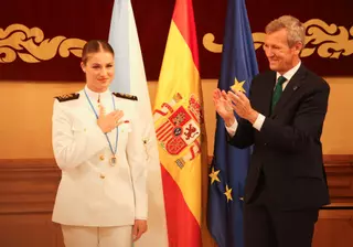 La princesa Leonor es condecorada con la Medalla de Galicia