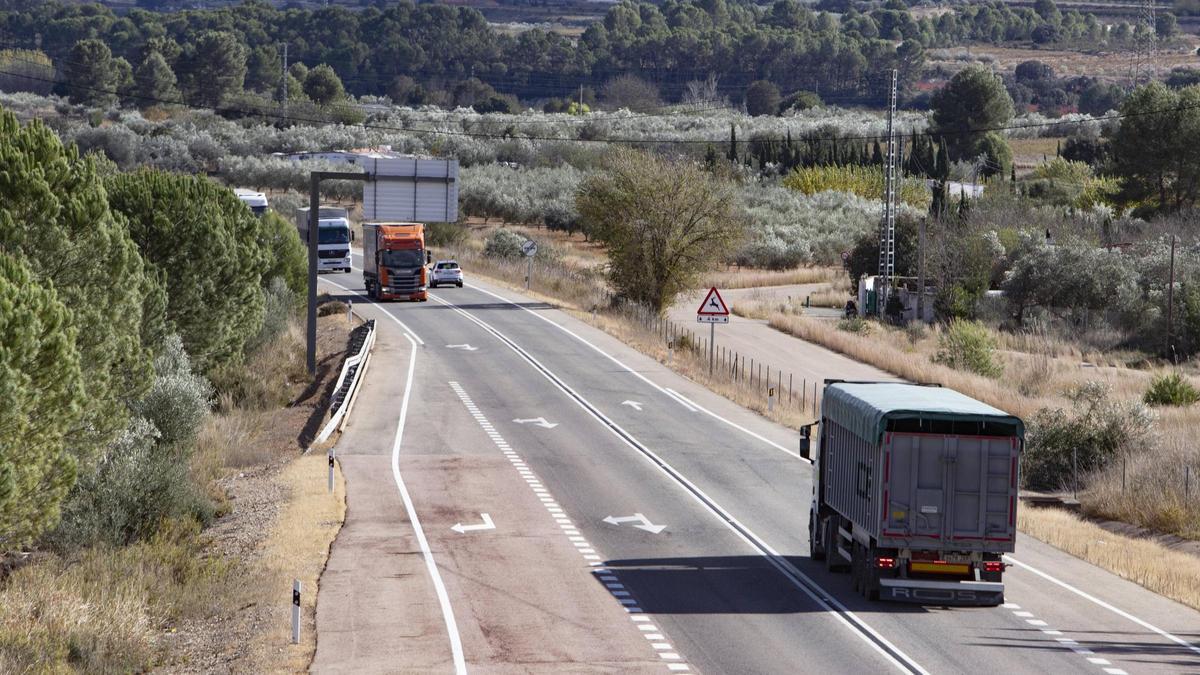 La carretera CV-60.