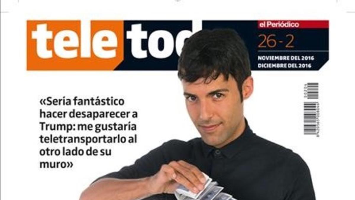 El Mago Pop, en la portada del 'Teletodo'