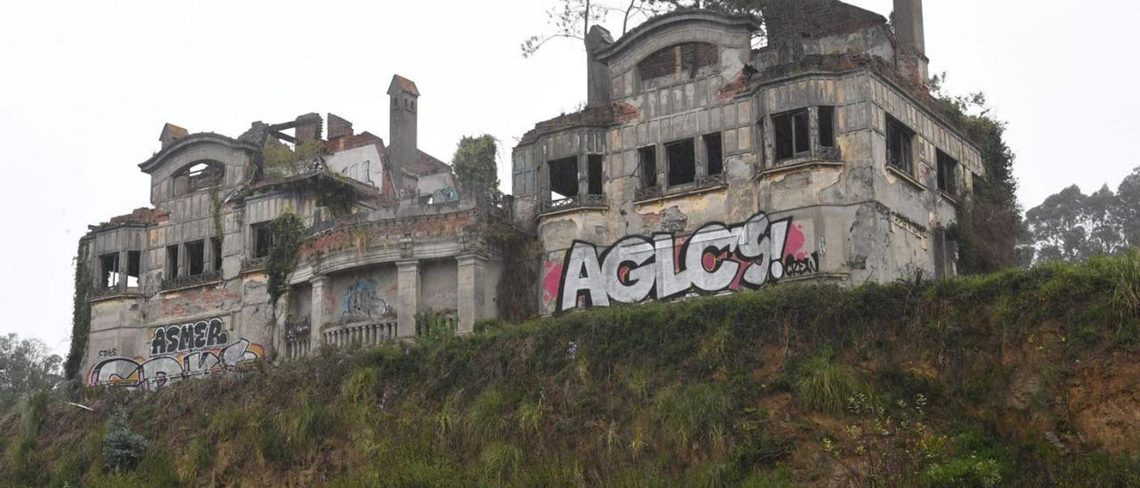 Vista de las casas Bailly, el pasado mes de marzo.