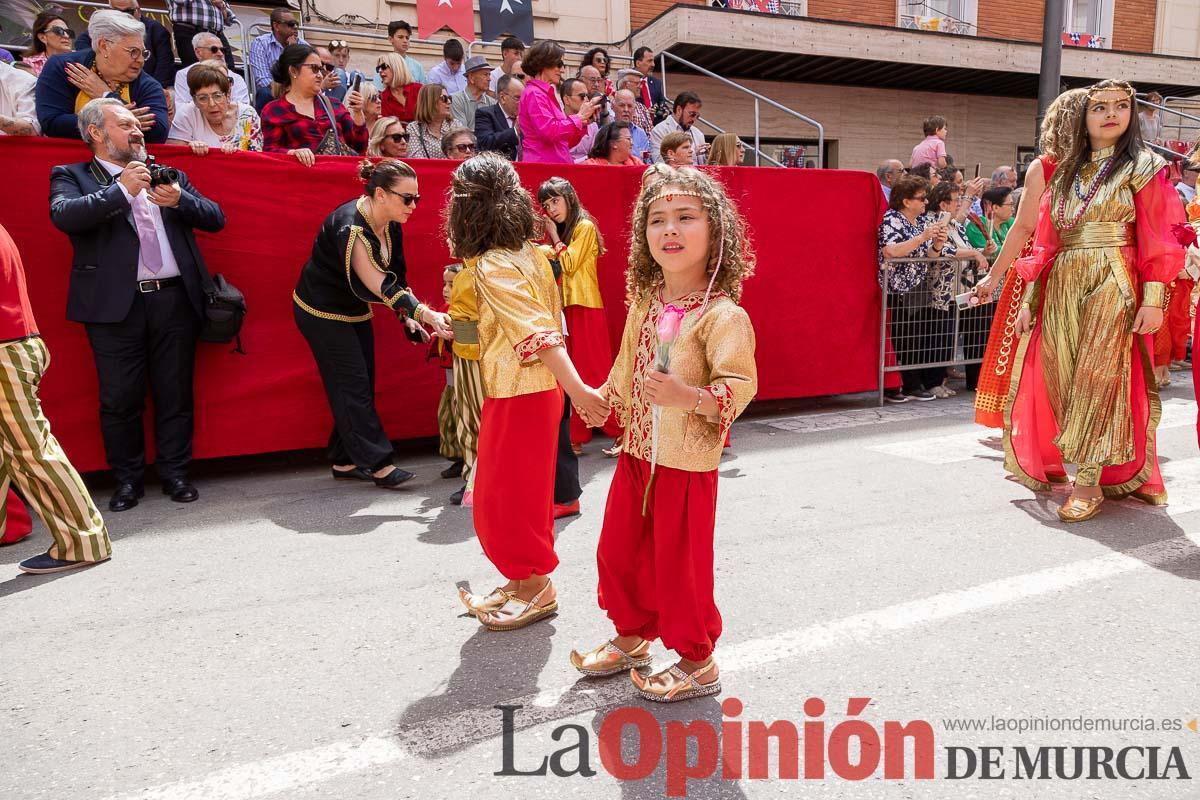 Desfile infantil del Bando Moro en las Fiestas de Caravaca