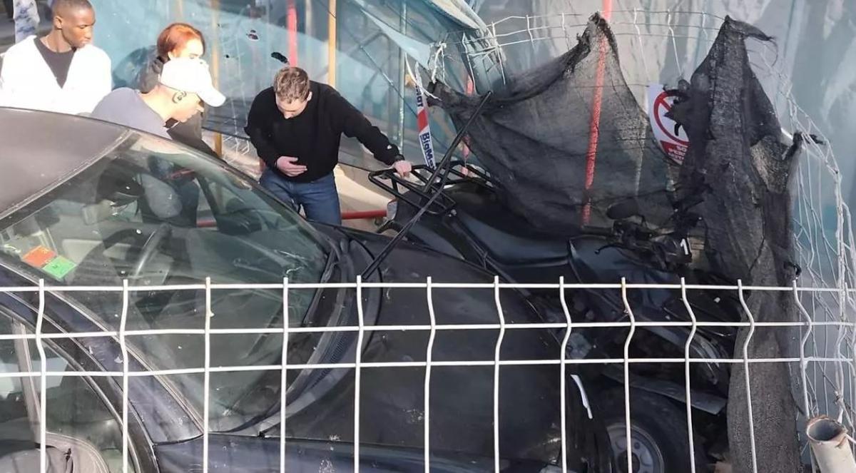 An der Unfallstelle in S'Arenal.