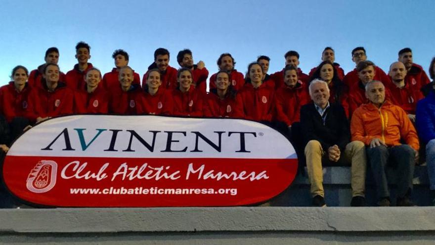 La formació de l&#039;Avivent CA Manresa va sssolir la cinquena posició en el campionat català absolut