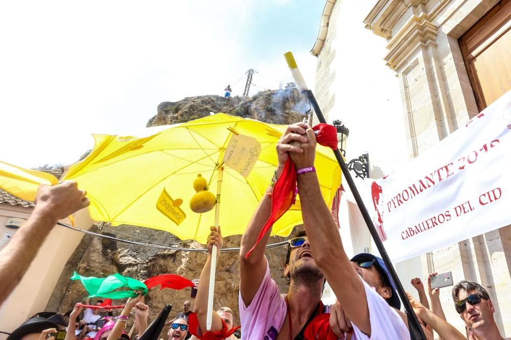 Chupinazo en las fiestas de Callosa de Segura