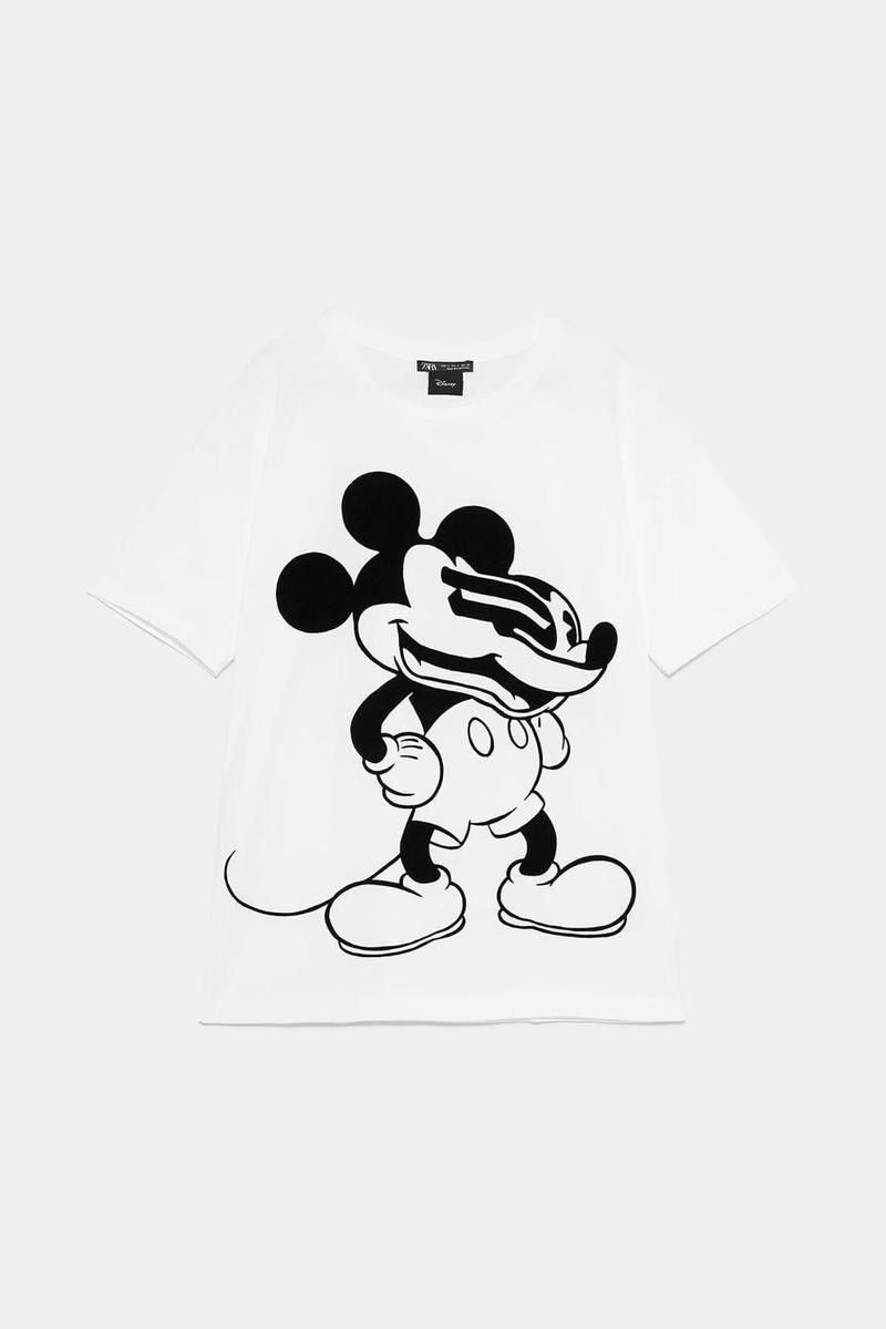 Camiseta glitch de Mickey de Zara. (Precio: 15, 95 euros)