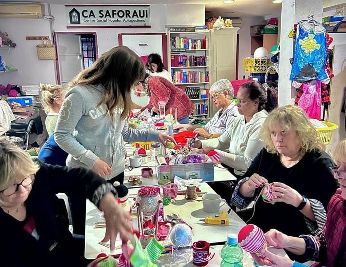 Un taller en Ca Saforaui.