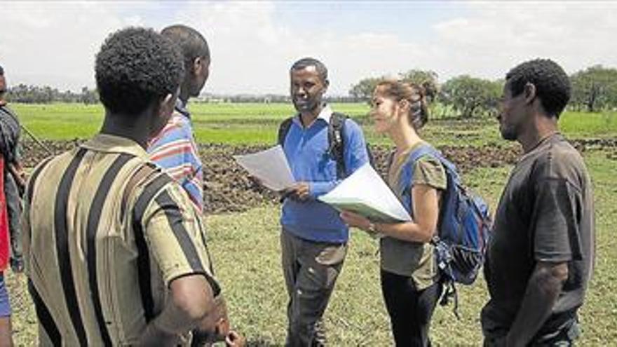 La UJI millora sistemes agrícoles a Etiòpia Instal·lacions fotovoltaiques