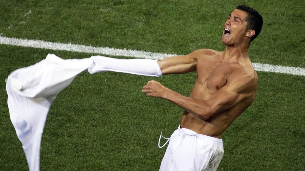 Cristiano Ronaldo, durante la final de la Champions