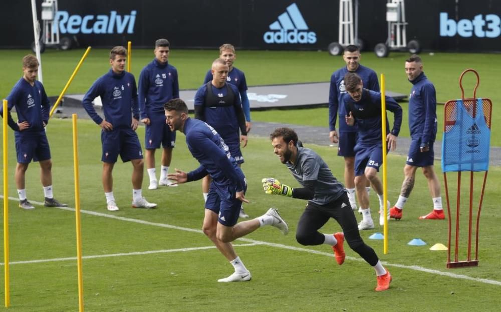 El Celta prepara en A Madroa el último encuentro de la temporada