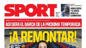 La portada de SPORT de hoy