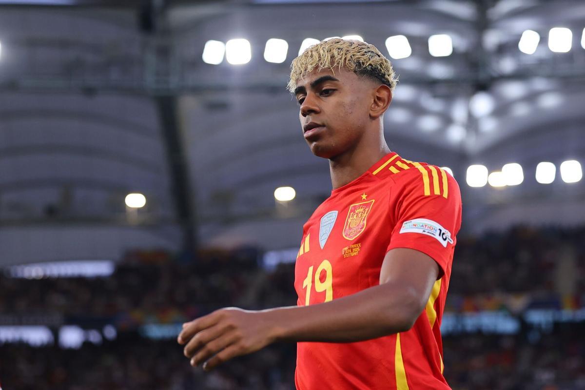 Lamine Yamal, jugador de la Selección española