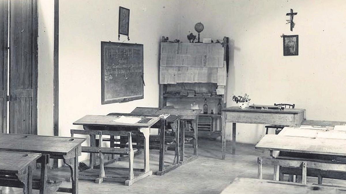 Locales de la Escuela y la Cárcel en el convento franciscano.