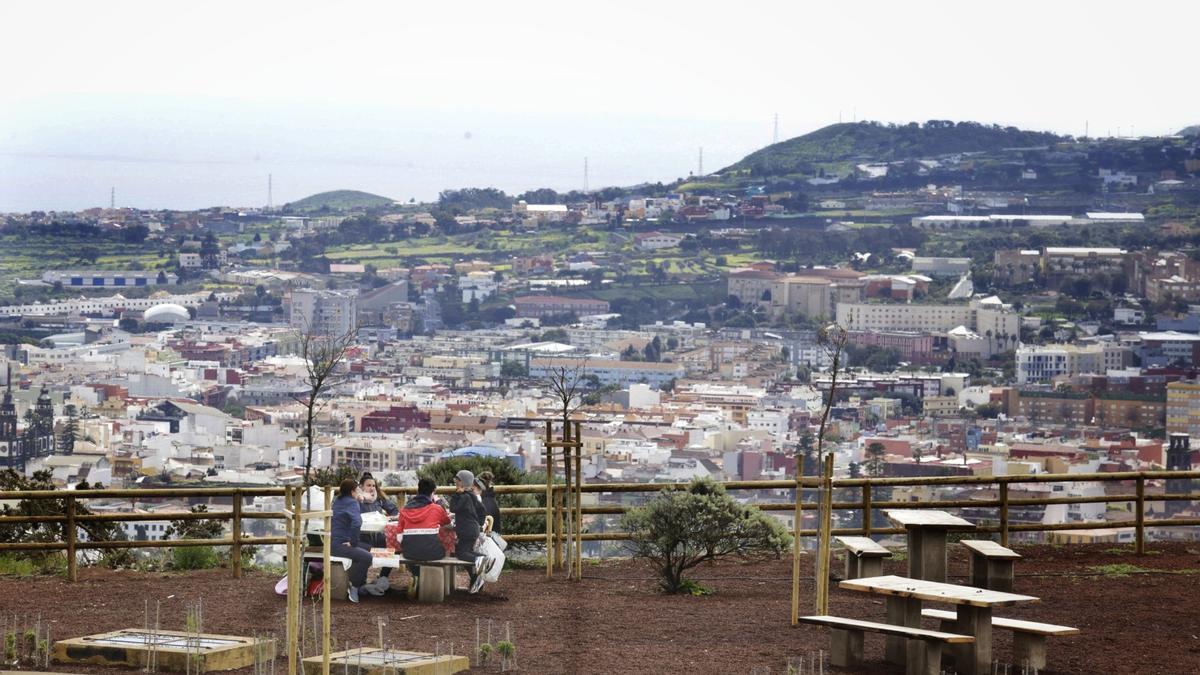 Una vista de La Laguna desde la Mesa Mota.