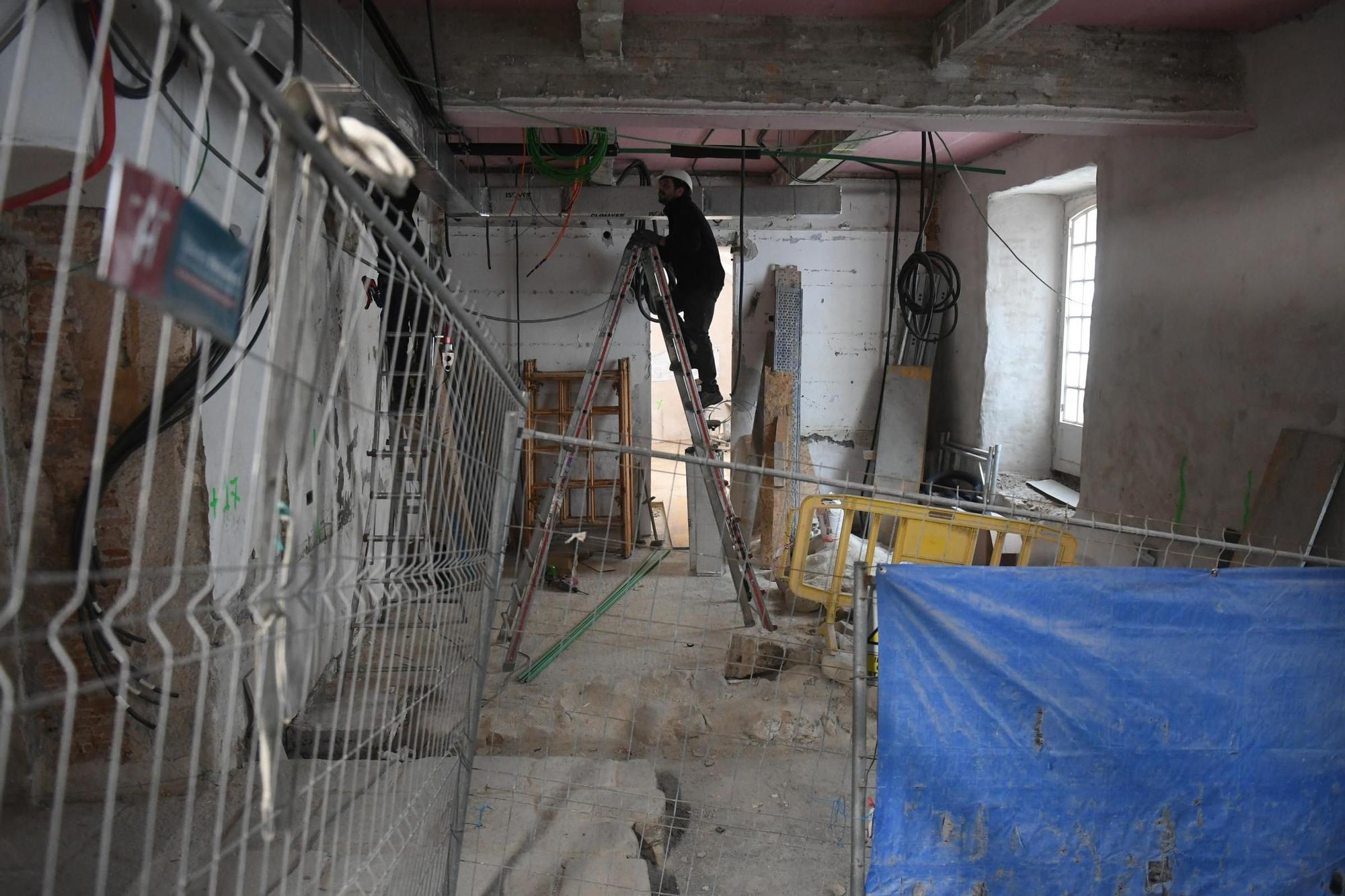 La Casa Veeduría, todavía en obras, abrirá este año en la Ciudad Vieja de A Coruña