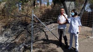 El alcalde de Batres junto a la delegada del Gobierno en Madrid