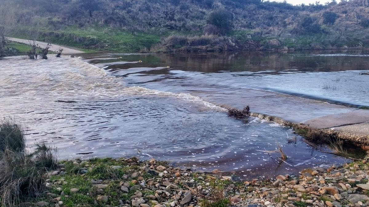 Vídeo | La crecida del río Salor por las lluvias impide votar en las elecciones a los vecinos de Cuartos del Baño (Cáceres)