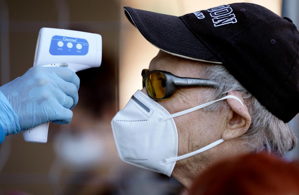 Pruebas PCR en zonas confinadas de Madrid