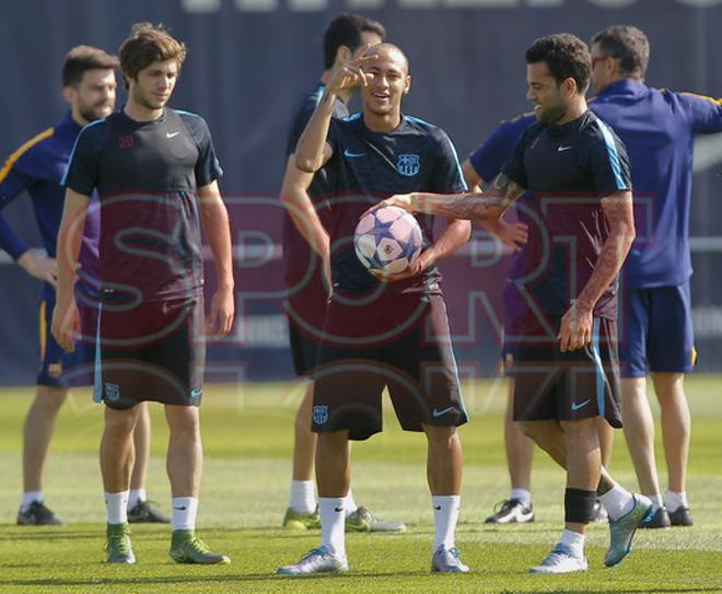 El Barça prepara el partido de Champions contra el Bayer Leverkusen