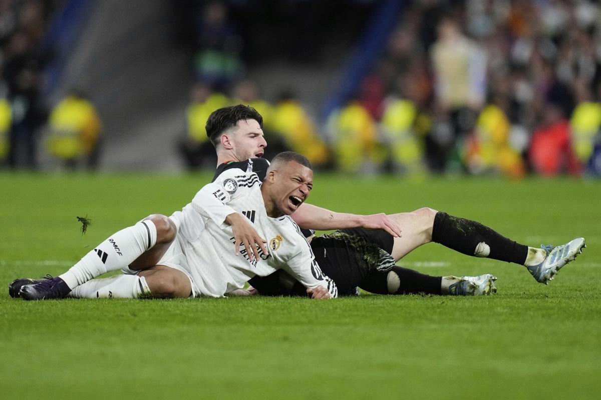 Mbappé durante el duelo contra el Arsenal