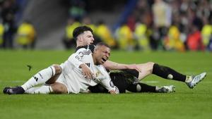 Mbapp durante el duelo contra el Arsenal
