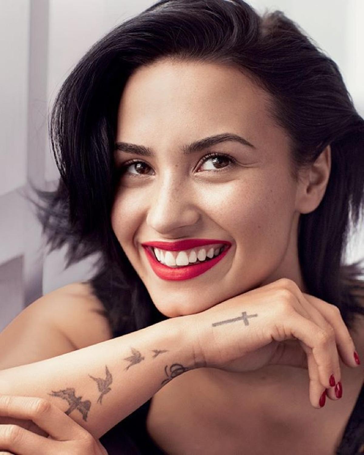 La positiva imagen de Demi Lovato en lencería y sin Photoshop