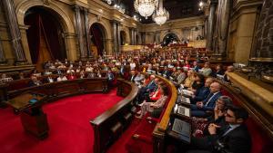 Los diputados del Parlament en el hemiciclo.