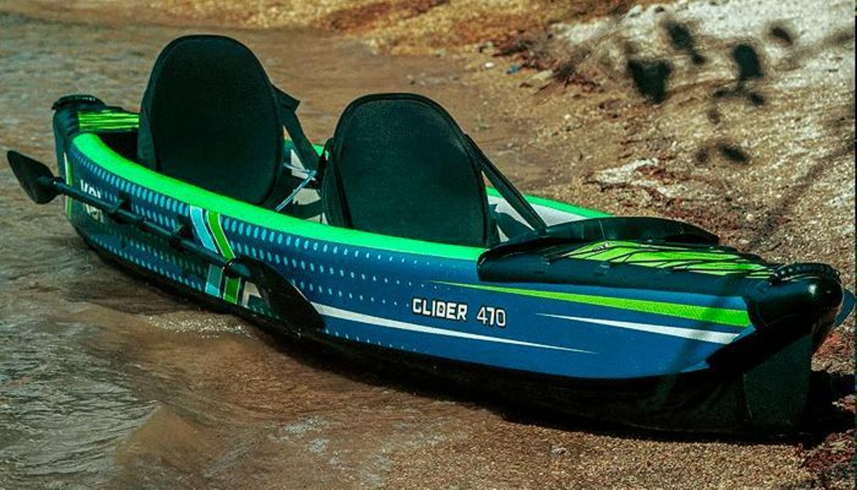 El Glider 470 de Kol Outdoor está pensado para quienes quieren un kayak hinchable sin renunciar a las prestaciones de un modelo de gama alta