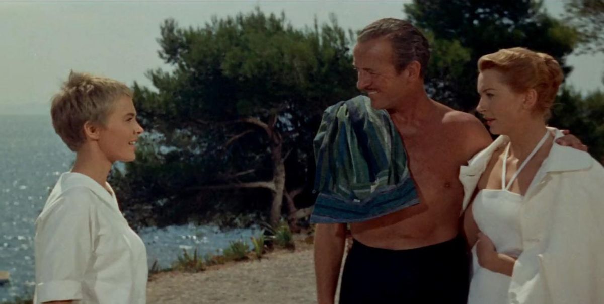 Jean Seberg, David Niven y Deborah Kerr, protagonistas de 'Buenos días, tristeza', de 1958.