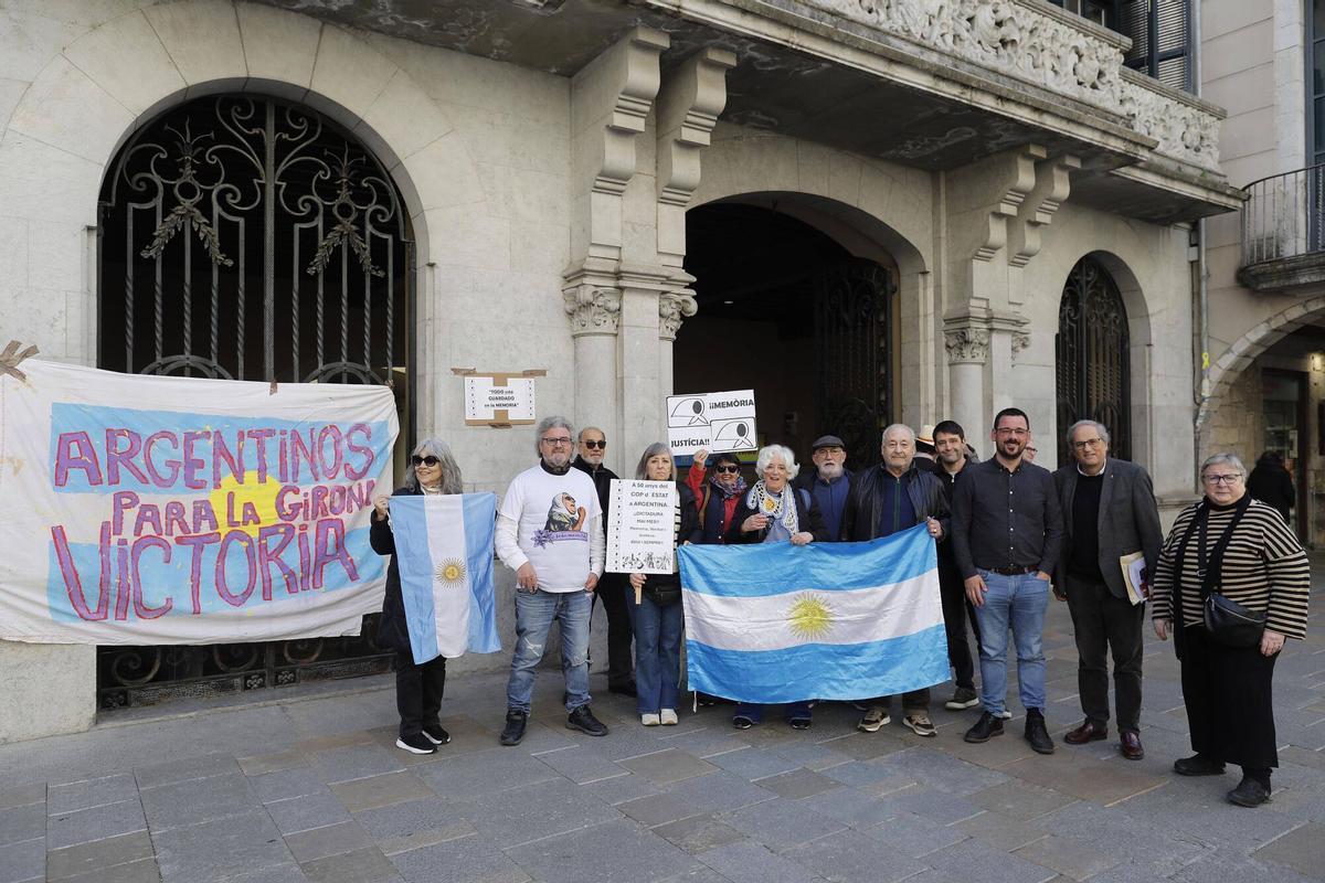 Les imatges de la concentració pels 50 anys del cop d'estat a Argentina
